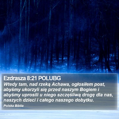 Ezdrasza 8:21 POLUBG Bible Verse Image