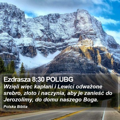 Ezdrasza 8:30 POLUBG Bible Verse Image