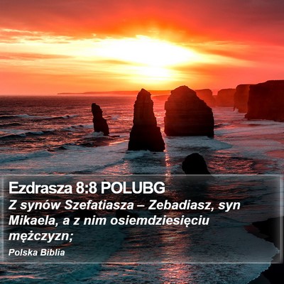 Ezdrasza 8:8 POLUBG Bible Verse Image