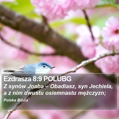 Ezdrasza 8:9 POLUBG Bible Verse Image