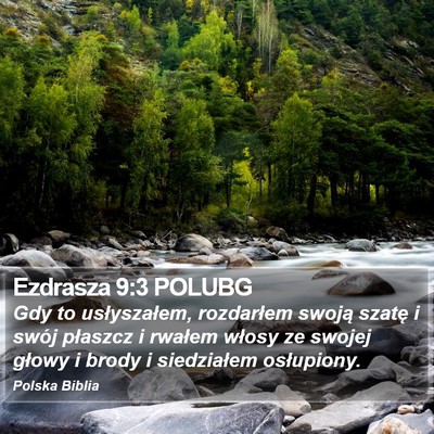 Ezdrasza 9:3 POLUBG Bible Verse Image