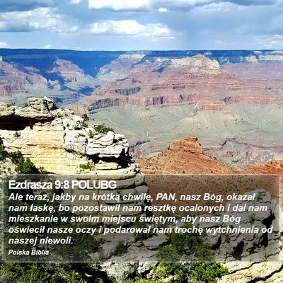 Ezdrasza 9:8 POLUBG Bible Verse Image