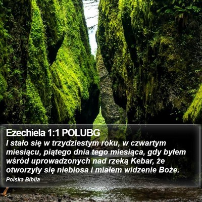 Ezechiela 1:1 POLUBG Bible Verse Image