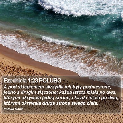 Ezechiela 1:23 POLUBG Bible Verse Image