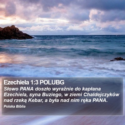 Ezechiela 1:3 POLUBG Bible Verse Image