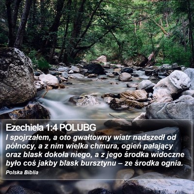 Ezechiela 1:4 POLUBG Bible Verse Image
