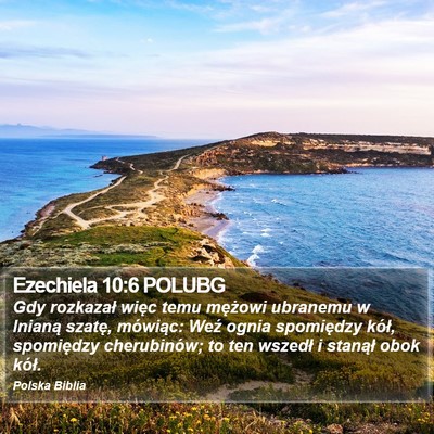 Ezechiela 10:6 POLUBG Bible Verse Image
