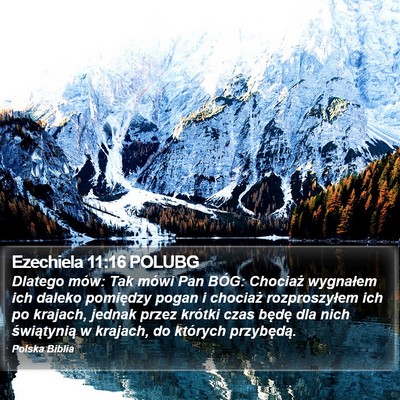 Ezechiela 11:16 POLUBG Bible Verse Image