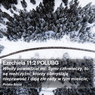 Ezechiela 11:2 POLUBG Bible Verse Image