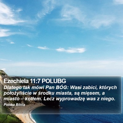Ezechiela 11:7 POLUBG Bible Verse Image