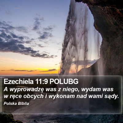Ezechiela 11:9 POLUBG Bible Verse Image