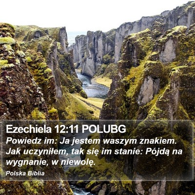 Ezechiela 12:11 POLUBG Bible Verse Image