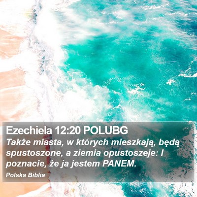 Ezechiela 12:20 POLUBG Bible Verse Image