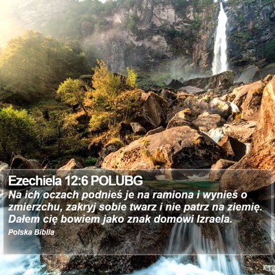 Ezechiela 12:6 POLUBG Bible Verse Image