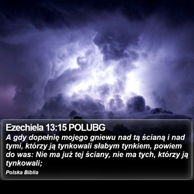 Ezechiela 13:15 POLUBG Bible Verse Image
