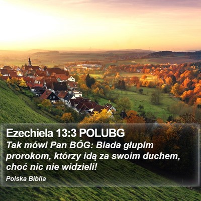 Ezechiela 13:3 POLUBG Bible Verse Image
