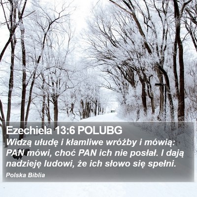 Ezechiela 13:6 POLUBG Bible Verse Image