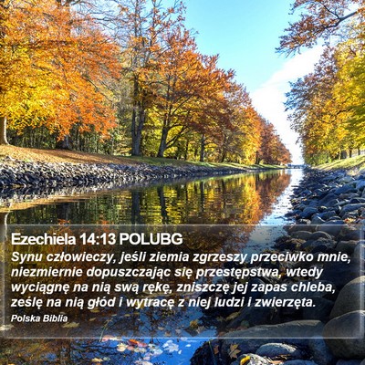 Ezechiela 14:13 POLUBG Bible Verse Image