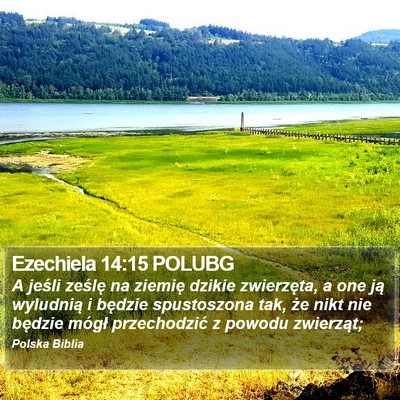 Ezechiela 14:15 POLUBG Bible Verse Image