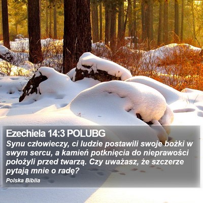 Ezechiela 14:3 POLUBG Bible Verse Image