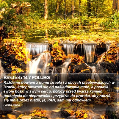 Ezechiela 14:7 POLUBG Bible Verse Image