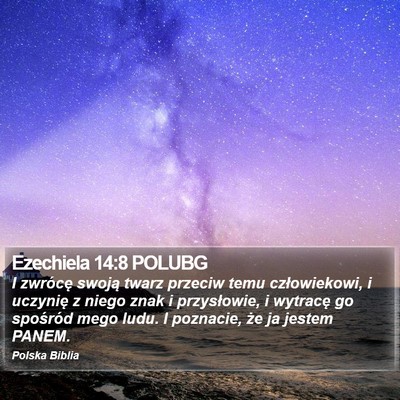 Ezechiela 14:8 POLUBG Bible Verse Image
