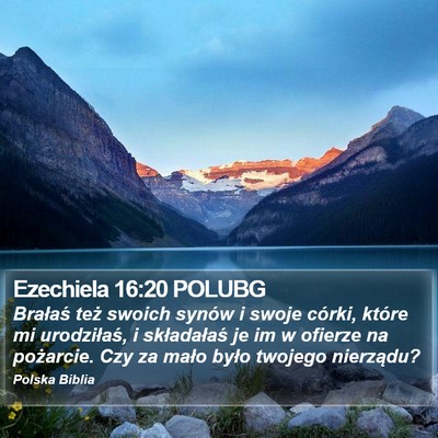 Ezechiela 16:20 POLUBG Bible Verse Image