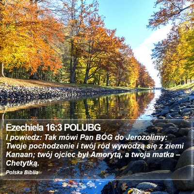 Ezechiela 16:3 POLUBG Bible Verse Image