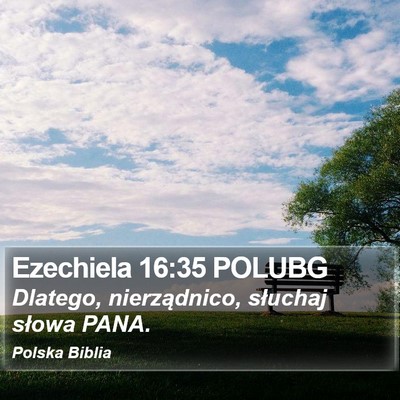 Ezechiela 16:35 POLUBG Bible Verse Image