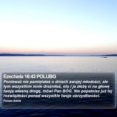 Ezechiela 16:43 POLUBG Bible Verse Image