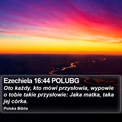 Ezechiela 16:44 POLUBG Bible Verse Image