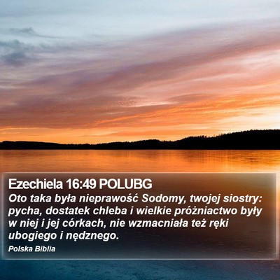 Ezechiela 16:49 POLUBG Bible Verse Image