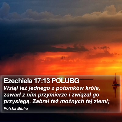 Ezechiela 17:13 POLUBG Bible Verse Image