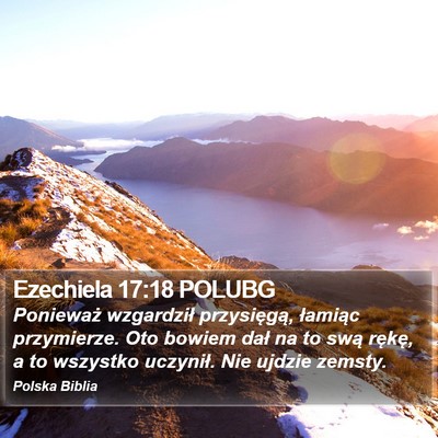 Ezechiela 17:18 POLUBG Bible Verse Image