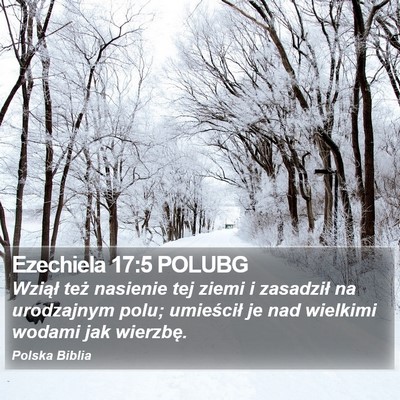 Ezechiela 17:5 POLUBG Bible Verse Image