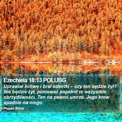 Ezechiela 18:13 POLUBG Bible Verse Image