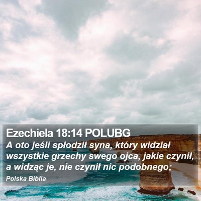 Ezechiela 18:14 POLUBG Bible Verse Image
