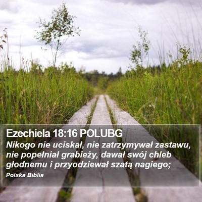 Ezechiela 18:16 POLUBG Bible Verse Image