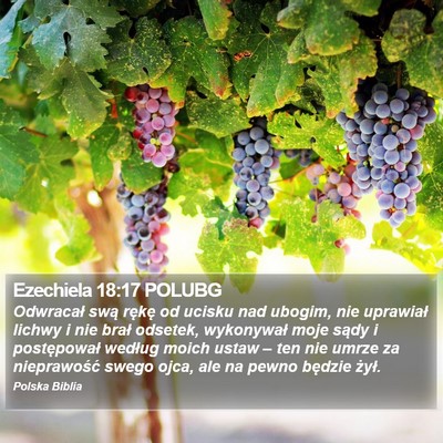 Ezechiela 18:17 POLUBG Bible Verse Image