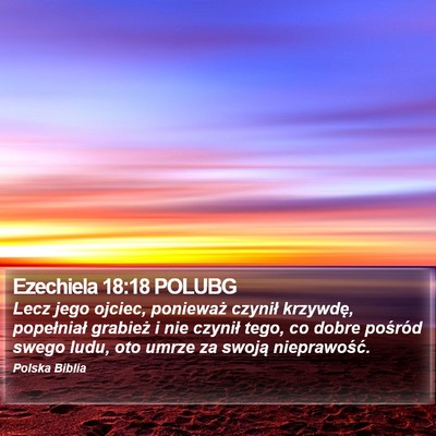 Ezechiela 18:18 POLUBG Bible Verse Image