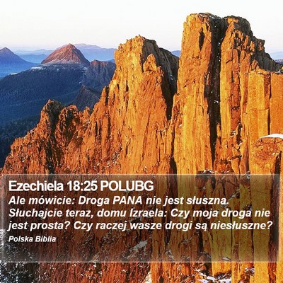 Ezechiela 18:25 POLUBG Bible Verse Image