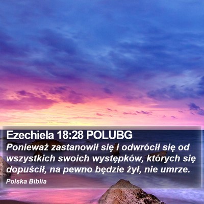Ezechiela 18:28 POLUBG Bible Verse Image