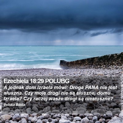 Ezechiela 18:29 POLUBG Bible Verse Image