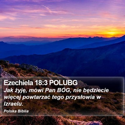 Ezechiela 18:3 POLUBG Bible Verse Image