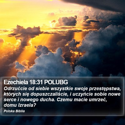 Ezechiela 18:31 POLUBG Bible Verse Image