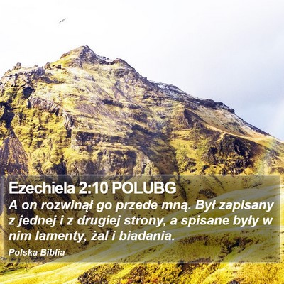 Ezechiela 2:10 POLUBG Bible Verse Image