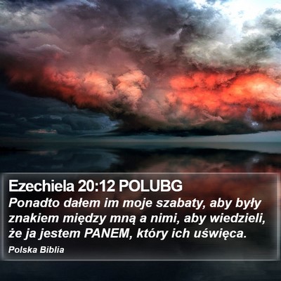Ezechiela 20:12 POLUBG Bible Verse Image