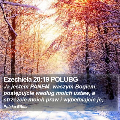 Ezechiela 20:19 POLUBG Bible Verse Image