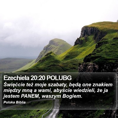 Ezechiela 20:20 POLUBG Bible Verse Image