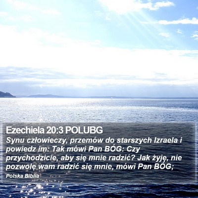 Ezechiela 20:3 POLUBG Bible Verse Image